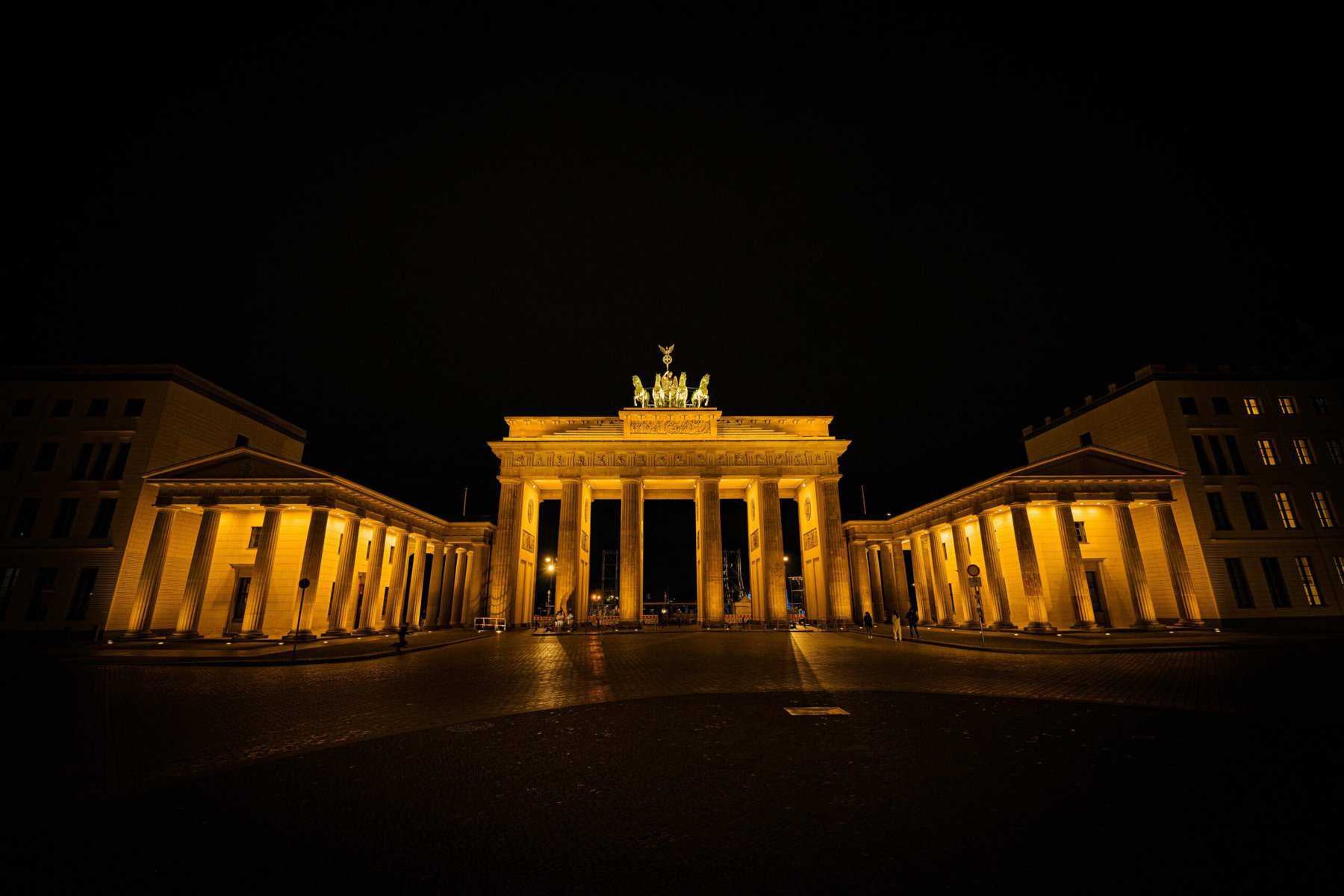Brandenburger Tor bei Nacht